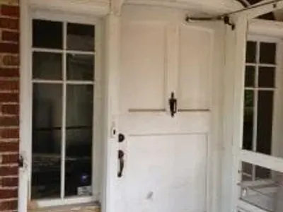 River forest front entry before