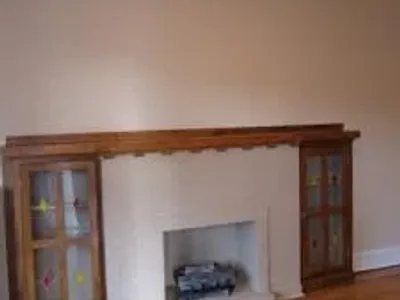 Living room after