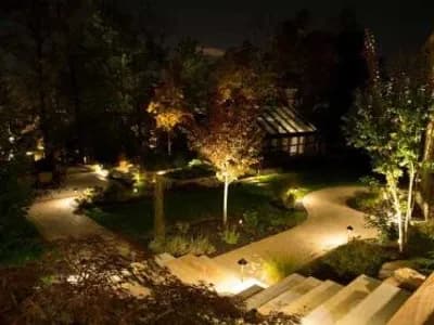 Outdoor Lighting in Richmond Yard