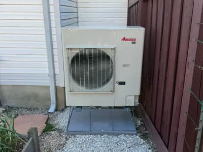Cold-climate heat pump install
