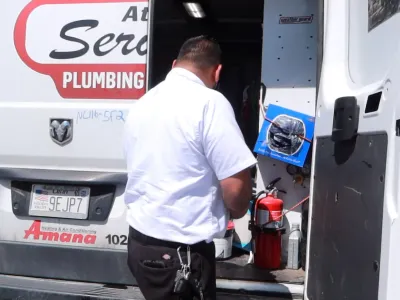 At Your Service Pros truck on location