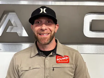 Tyler Williams, Technician at Salmon HVAC