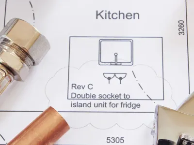 Floor plan with tools