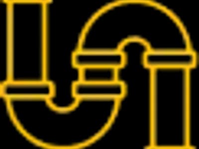 Yellow plumbing pipe graphic representing Tillman's comprehensive plumbing services for home comfort.