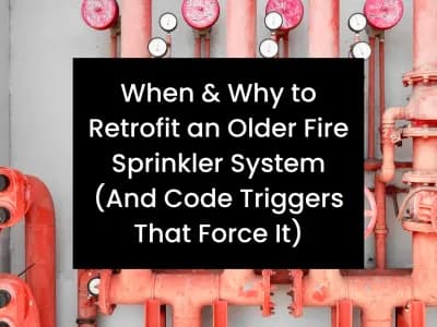 fire sprinkler system retrofitting