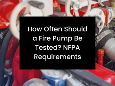 fire pump testing frequency