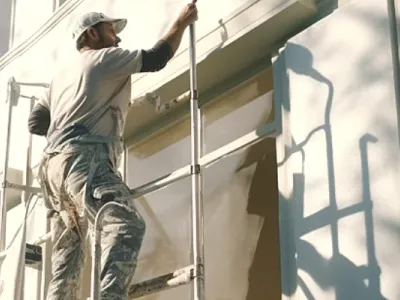 Paint‑Pro’s completes detailed work on the exterior of a commercial property in Ormond Beach.