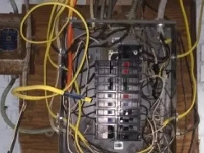 Panel badly wired by homeowner