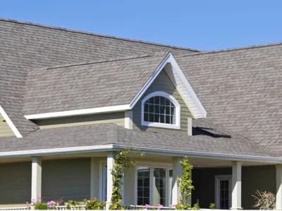 Grey Roof on Residential Home