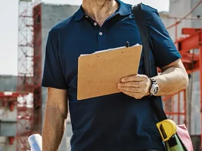 Photo of construction worker