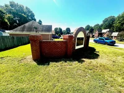 Brick Masonry Neighborhood Entrance Project