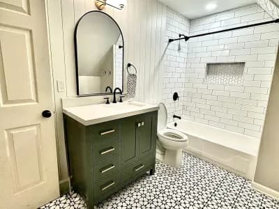 Full Bathroom Renovation in Bartlett, TN: Rescuing and Rebuilding a Partially Demolished Space!