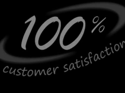 customer satisfaction guarantee logo