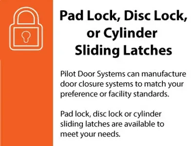 sliding or cylinder latches
