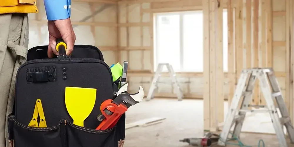 A Commercial Electrician Arrives on the Job