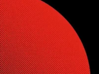 Halftone pattern circle