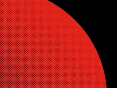 Halftone pattern circle