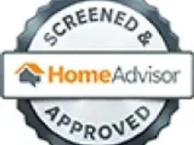 HomeAdvisor screened and approved badge for trusted professionals.
