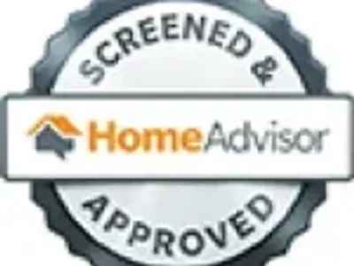 HomeAdvisor screened and approved badge for trusted professionals.