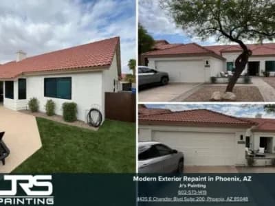 Modern Exterior Repaint in Phoenix, AZ