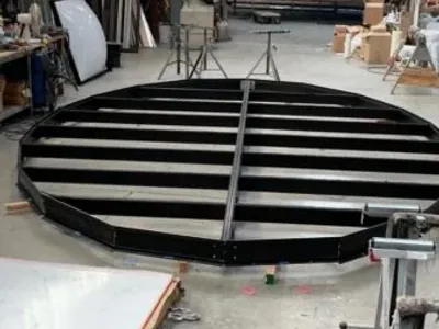 Round Frame In Production