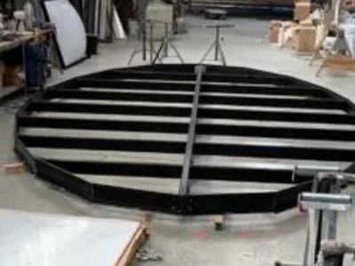 Round Frame In Production