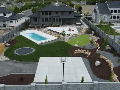 Rock Walls & Hardscaping by Scenic View Landscape