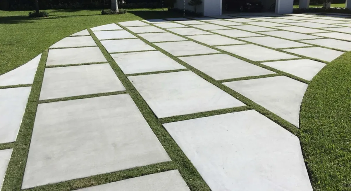 Concrete driveway installation in Huntington, WV