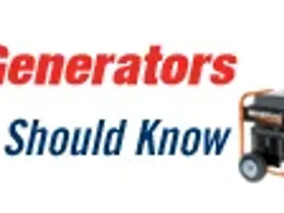 Home Generators, What you should know.