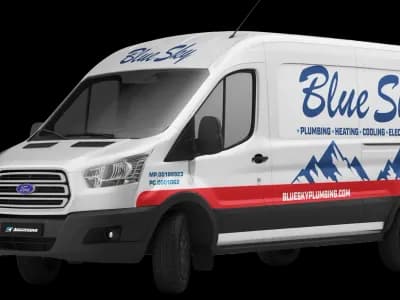 Blue Sky van