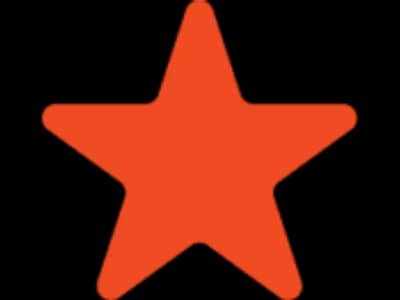 5 orange stars