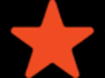 5 orange stars
