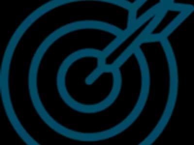 bullseye logo with dart