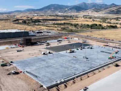 7,650 LF pipe installed; 123,000 CY earth moved