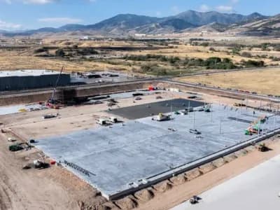 7,650 LF pipe installed; 123,000 CY earth moved