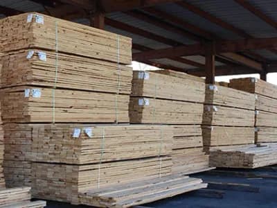Lumber and sheet goods cover showcasing structural building material options